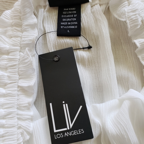 Light Breezy Long Sleeve Blouse, size: L - Picture 8 of 9